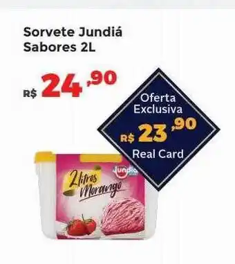 Villarreal Supermercados Sorvete jundiá sabores oferta
