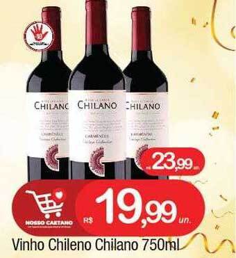 Supermercados Caetano Vinho chileno chilano oferta