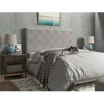 NovoLare Cabeceira casal milão 1.40 prata italian flex oferta