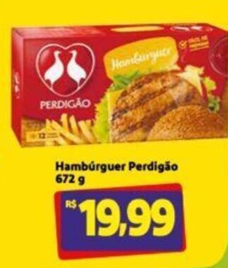 Extra Supermercado Hamburguer Perdigao 672g oferta