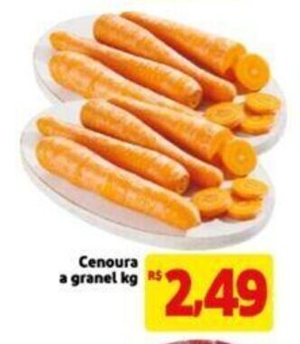 Extra Supermercado Cenoura a granel 1kg oferta