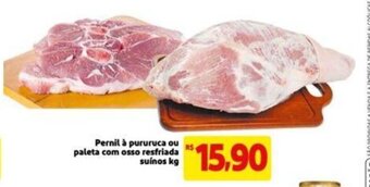 Pernil a Pururuca ou paleta com osso resf. Suinos 1kg
