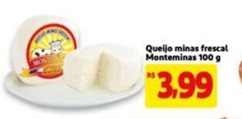Extra Supermercado Queijo minas frescal Monteminas 100g oferta