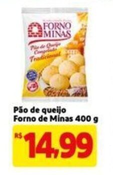 Extra Supermercado Pao de queijo Forno de Minas 400g oferta
