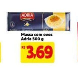 Extra Supermercado Massa com Ovos Adria 500g oferta