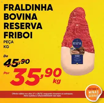 Dia Fraldinha Bovina Resfriada Friboi 1kg oferta