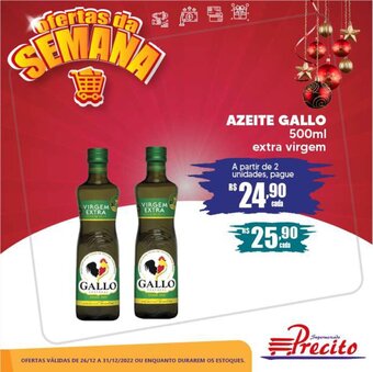 Azeite Gallo 500ml Extra Virgem