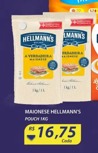 Assaí Atacadista Maionese Hellmann's Pouch 4kg oferta