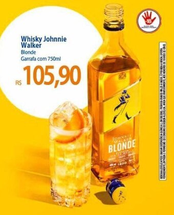Atacadão Whisky Johnnie Walker Blonde 750ml oferta