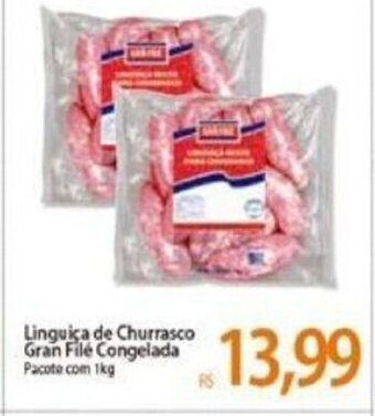Atacadão Linguica de Churrasco Gran File Cong. 1kg oferta