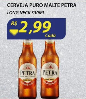 Assaí Atacadista Cerveja Puro Malte Petra Long Neck 330ml oferta