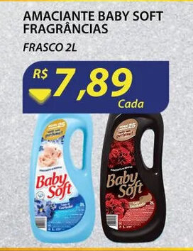 Assaí Atacadista Amaciante baby Soft Fragrancias 2L oferta