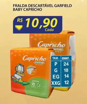 Fralda Descartavel Garfield Baby Capricho