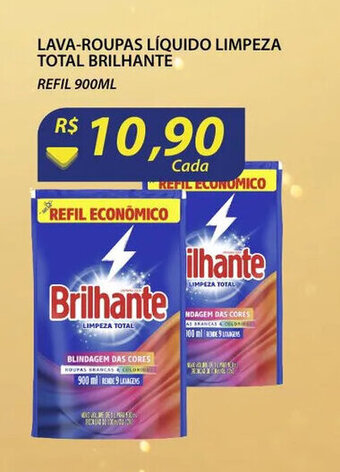 Assaí Atacadista Lava roupas Liquido Limpeza Total Brilhante 900ml oferta