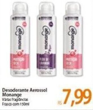 Desodorante Aerossol Monange 150ml