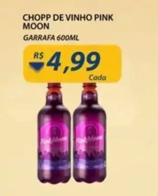 Assaí Atacadista Chopp de Vinho Pink Moon 600ml oferta