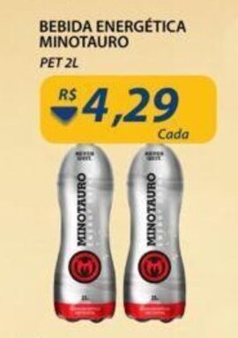 Assaí Atacadista Bebida Energetica Minotauro 2L oferta