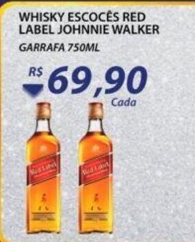 Assaí Atacadista Whisky Escoces Red Label Johnnie Walker 750ml oferta