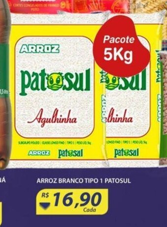 Assaí Atacadista Arroz Branco Tipo 1 Patosul 5kg oferta
