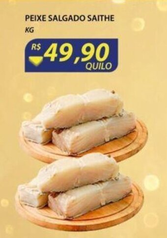 Assaí Atacadista Peixe Salgado Saithe 1kg oferta