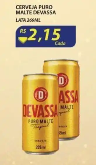 Assaí Atacadista Cerveja Puro Malte Devassa 269ml oferta