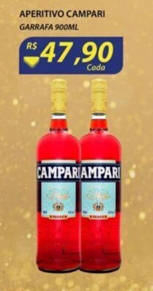 Assaí Atacadista Aperitivo Campari 900ml oferta