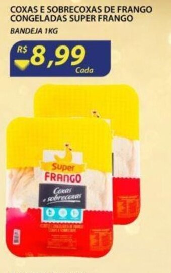 Coxas e Sobrecoxas de Frango Congeladas Super Frango 1kg