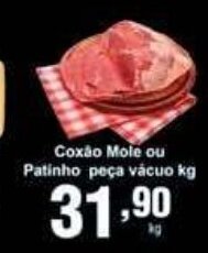Coxao Mole ou Patinho peca vacuo 1kg