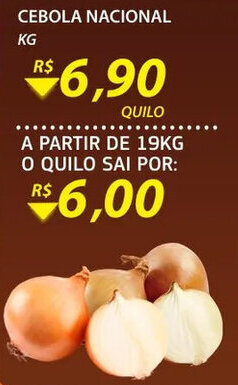 Assaí Atacadista Cebola Nacional 1kg oferta