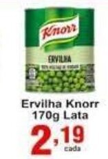 Rossi Supermercado Ervilha Knorr 170g lata oferta
