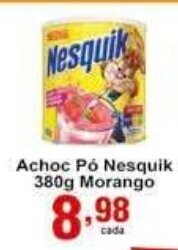 Rossi Supermercado Achoc Po Nesquik 380g Morango oferta