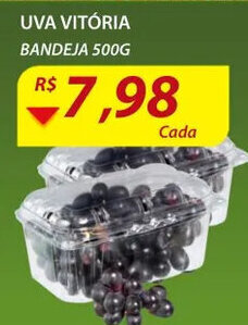 Assaí Atacadista Uva Vitoria bandeja 500g oferta