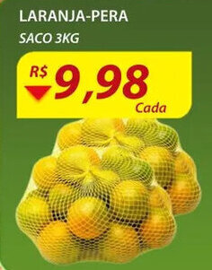 Assaí Atacadista Laranja Pera saco 3kg oferta