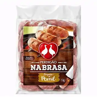 Supermercado Bergamini Linguiça de pernil perdigão na brasa pacote 1kg oferta