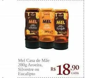 Royal Supermercados Mel casa de mãe oferta