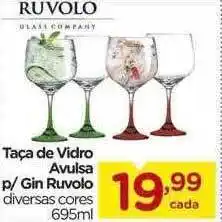 Carrefour Taça de vidro avulsa p gin ruvolo oferta