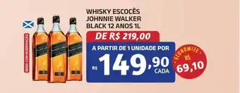 Bahamas Mix Whisky escocês johnnie walker black 12 anos oferta