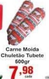 Rossi Supermercado Carne Moida Chuletao Tubete 500g oferta