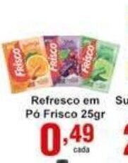Rossi Supermercado Refresco em po Frisco 25g oferta