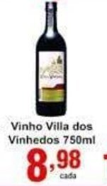 Rossi Supermercado Vinho Villa Dos Vinhedos 750ml oferta