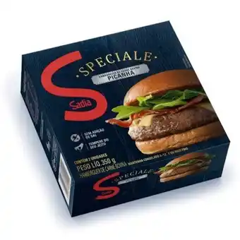 Supermercado Bergamini Hamburguer bovino speciale picanha sadia 350g oferta