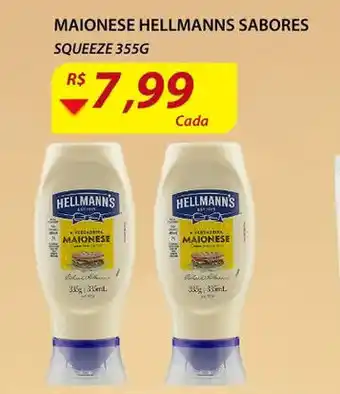 Assaí Atacadista Maionese Hellmann's Squeeze 355g oferta