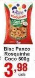 Rossi Supermercado Bisc Panco Rosquinha Coco 500g oferta