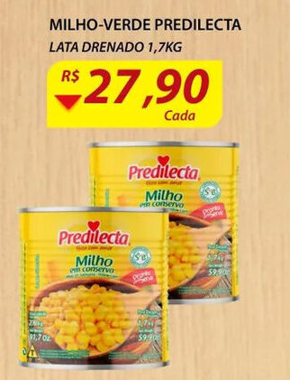 Assaí Atacadista Milho Verde Predilecta 1.7kg oferta