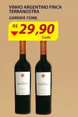 Assaí Atacadista Vinho Argentino Finca Terranostra 750ml oferta