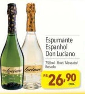 Espumante Espanhol Don Luciano 750ml