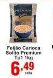 Feijao Carioca Solito Premium tp1 1kg