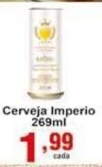 Rossi Supermercado Cerveja Imperio 269ml oferta