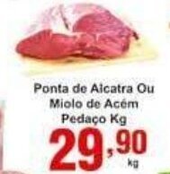 Ponta de Alcatra ou Miolo de Acem pedaco 1kg