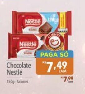 Supermercados Condor Chocolate Nestle 150g oferta